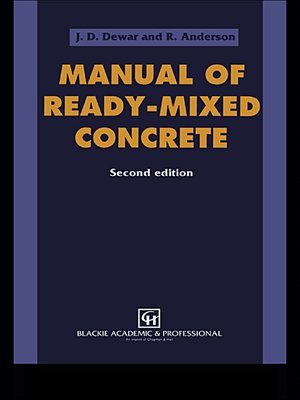 cover image of Manual of Ready-Mixed Concrete